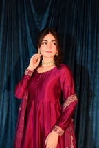 RAW SILK COLLECTION ‘25 HOT PINK DRESS