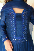 ROYAL BLUE KATDANA PISHWAS