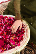 MEETHI EID'26 ( MEHANDI GREEN DRESS )