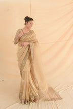 SONHERI COLLECTION ( GOLDEN SAREE )