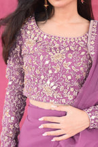 FESTIVE'25 ( LILAC SAREE )
