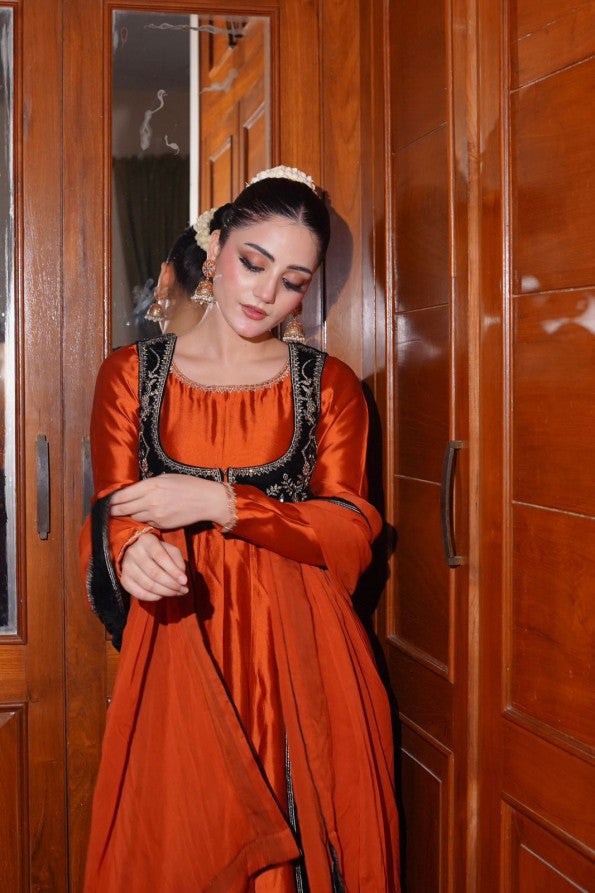 Ashnah Collection’25 ( Orange Dress )
