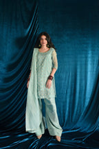SKY BLUE FARSHI SHALWAR