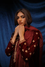 SAFFRON COLLECTION ‘24 MAROON VELVET