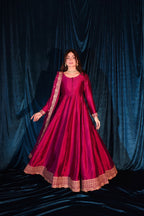 RAW SILK COLLECTION ‘25 HOT PINK DRESS