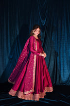 RAW SILK COLLECTION ‘25 HOT PINK DRESS