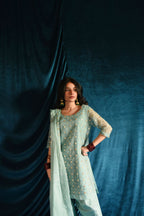 SKY BLUE FARSHI SHALWAR