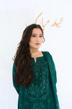 MEETHI EID'26 ( DARK GREEN DRESS )