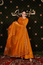 PHOOL COLLECTION '25 MUSTARD DRESS
