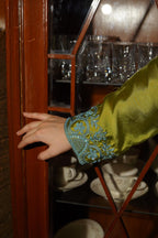 Ashnah Collection'25 ( Lime green dress )