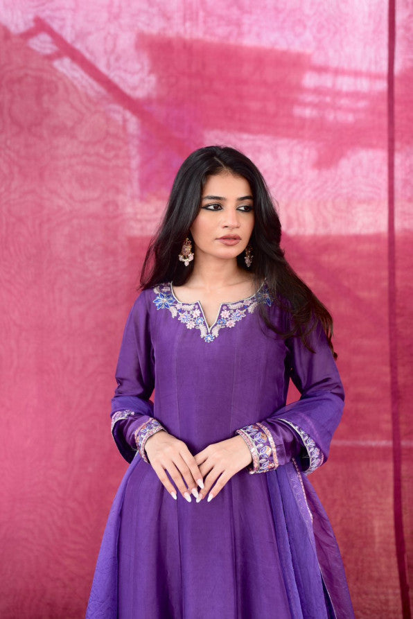 FESTIVE'25 ( PURPLE FROCK )