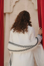 EID COLLECTION’25 WHITE FARSHI SHALWAR