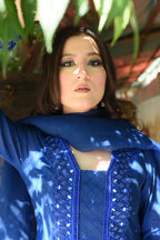 ROYAL BLUE KATDANA PISHWAS