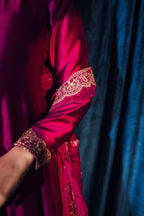 RAW SILK COLLECTION ‘25 HOT PINK DRESS