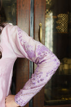 LAVENDER LONG SHIRT DRESS