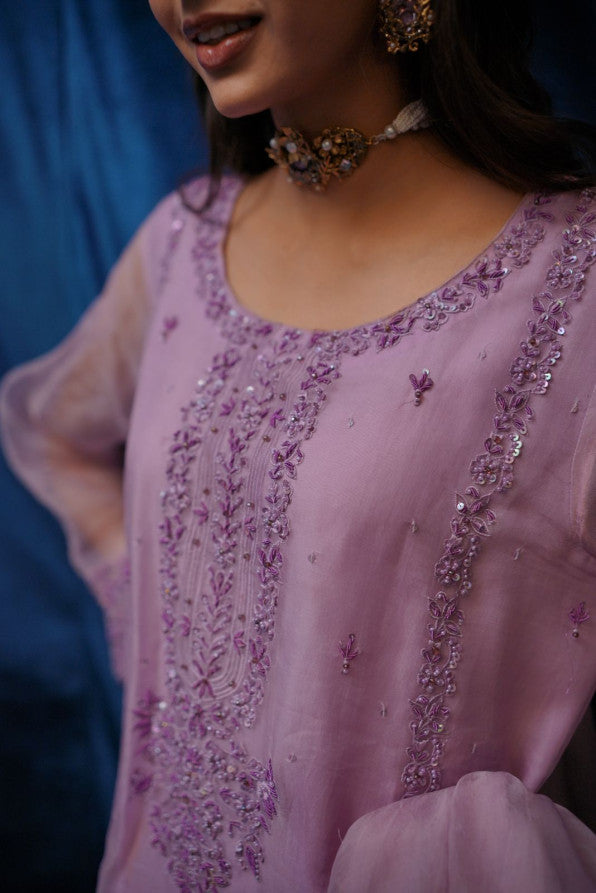 SAFFRN COLLECTION '24 ( LILAC ORGANZA )
