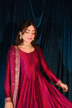 RAW SILK COLLECTION ‘25 HOT PINK DRESS
