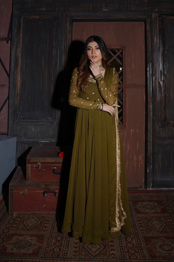 RANGREZ COLLECTION (MEHANDI DRESS)