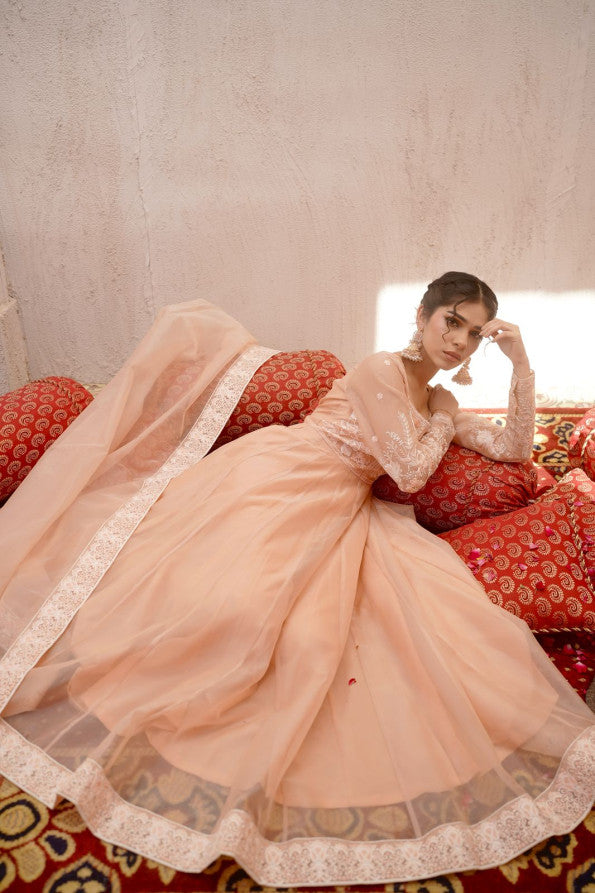 EID COLLECTION '25 ( POWDER PINK DRESS )
