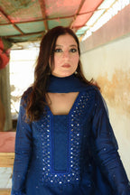 ROYAL BLUE KATDANA PISHWAS