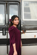 AKS (Burgundy Shalwar kameez )