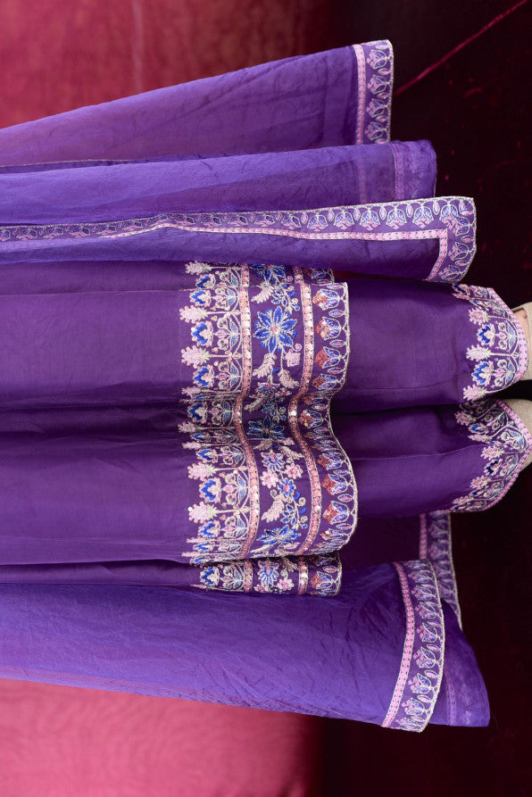 FESTIVE'25 ( PURPLE FROCK )