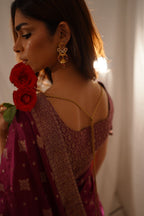 RANGREZ COLLECTION (PINK BANARSI SAREE )