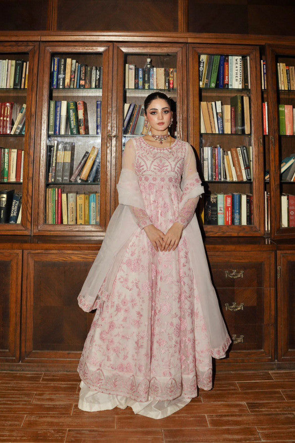 Ashnah Collection’25 ( White pink dress )