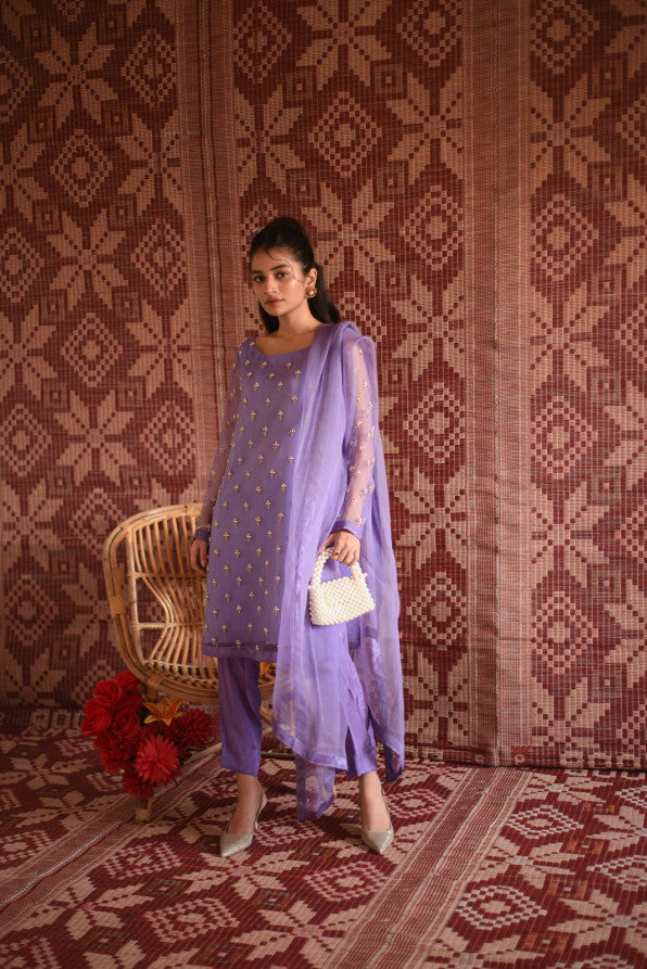 SEMI FORMAL '24 ( LILAC ORGANZA )