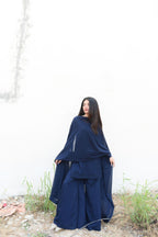 AKS By Amna Ismail ( BLUE PLAZO DRESS)