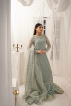 RANGREZ COLLECTION ( SEA BLUE LEHANGA DRESS )