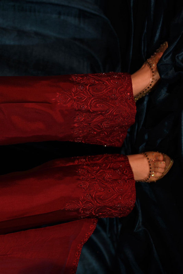 RAW SILK COLLECTION ‘25 BLOOD RED DRESS