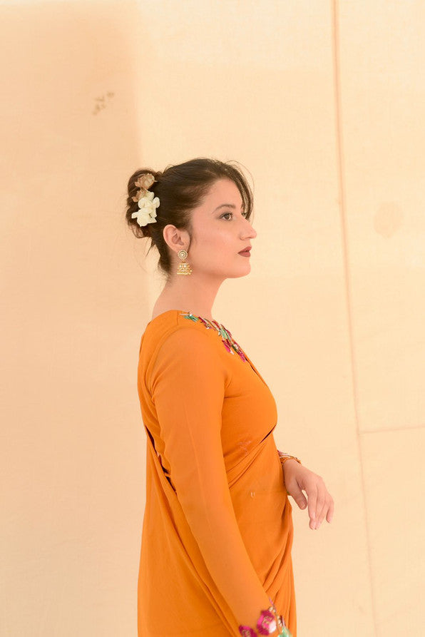SONHERI COLLECTION (MARIGOLD SAREE )