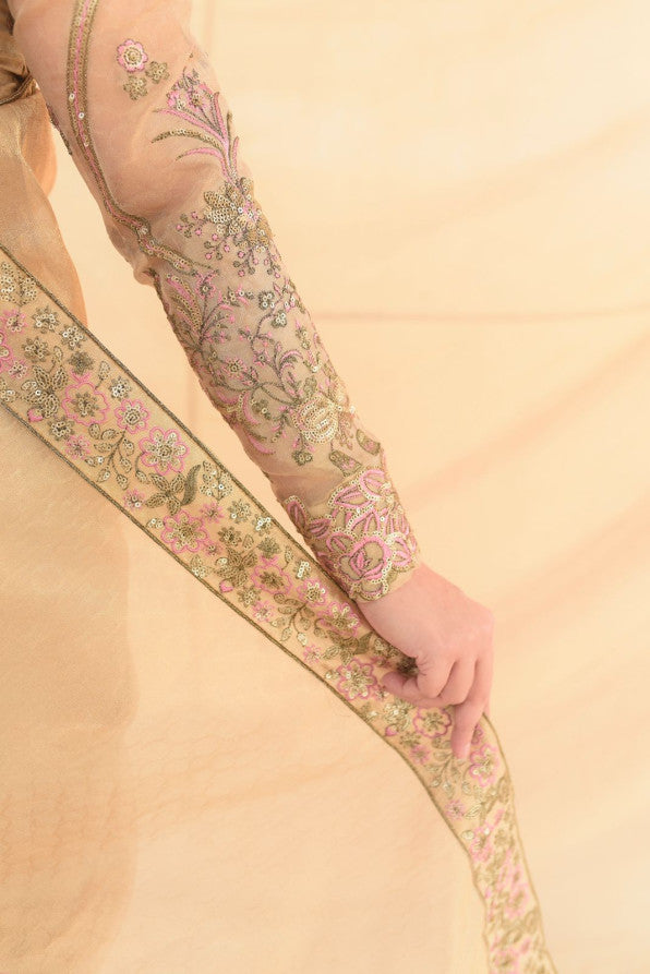 SONHERI COLLECTION ( GOLDEN SAREE )