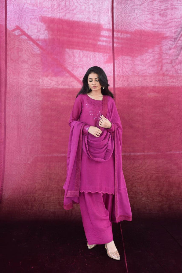 FESTIVE PRET 25 ( HOT PINK FARSHI )