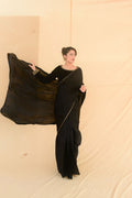 SONHERI COLLECTION (BLACK VELVET SAREE )