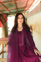 BURGUNDY KATDANA PISHWAS