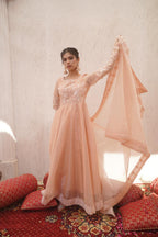 EID COLLECTION '25 ( POWDER PINK DRESS )
