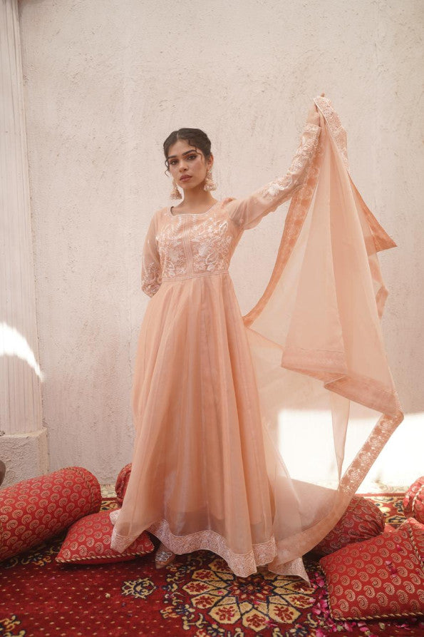 EID COLLECTION '25 ( POWDER PINK DRESS )