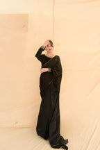 SONHERI COLLECTION (BLACK VELVET SAREE )