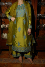 Ashnah Collection'25 ( Lime green dress )