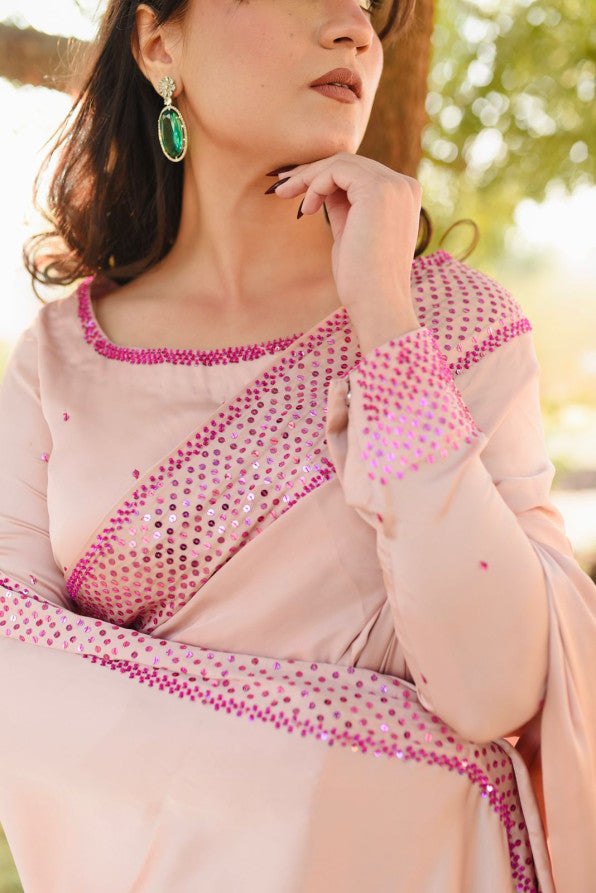 ROSIE LIGHT PINK SAREE