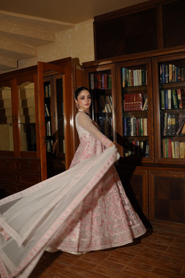 Ashnah Collection’25 ( White pink dress )