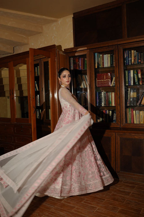 Ashnah Collection’25 ( White pink dress )