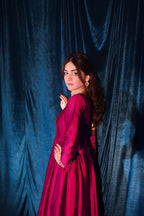 RAW SILK COLLECTION ‘25 HOT PINK DRESS