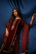SAFFRON COLLECTION ‘24 MAROON VELVET