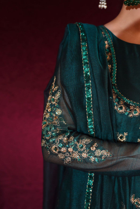 EXCLUSIVE COLLECTION ( SEAGREEN ANARKALI )