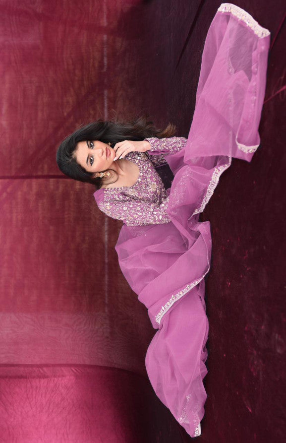 FESTIVE'25 ( LILAC SAREE )