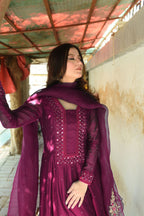 BURGUNDY KATDANA PISHWAS