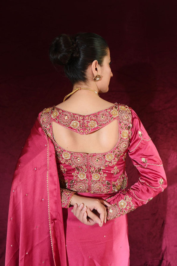 EXCLUSIVE COLLECTION ( PINK SAREE )&nbsp;
